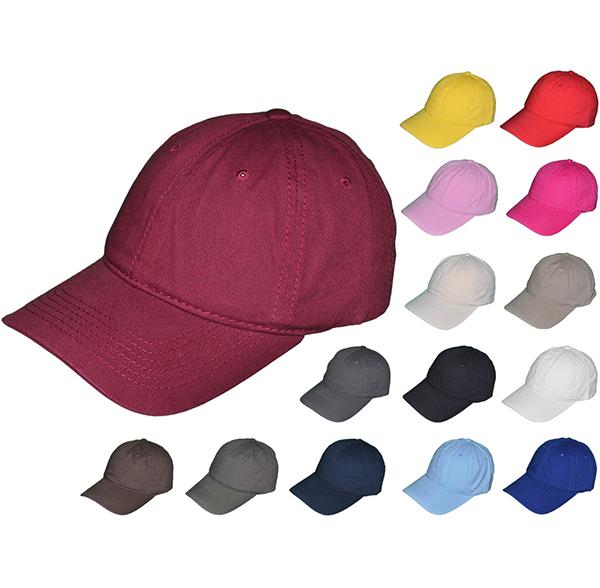 cheap plain baseball caps