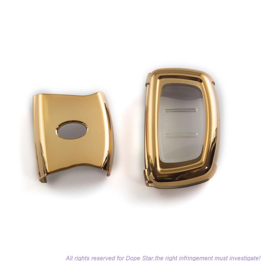 Gold Soft Tpu Smart Remote Car Key Fob Case For Hyundai