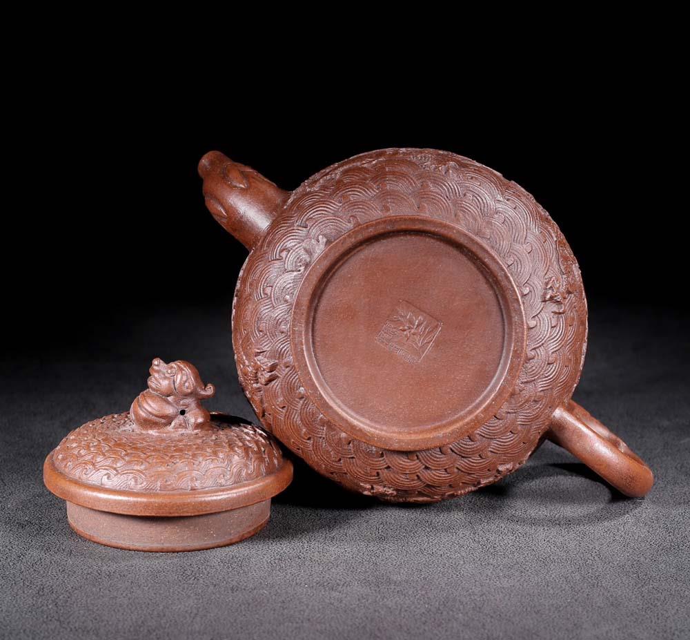 Yang Pengnian Signed Old Chinese Handmade Yixing Zisha Teapot w