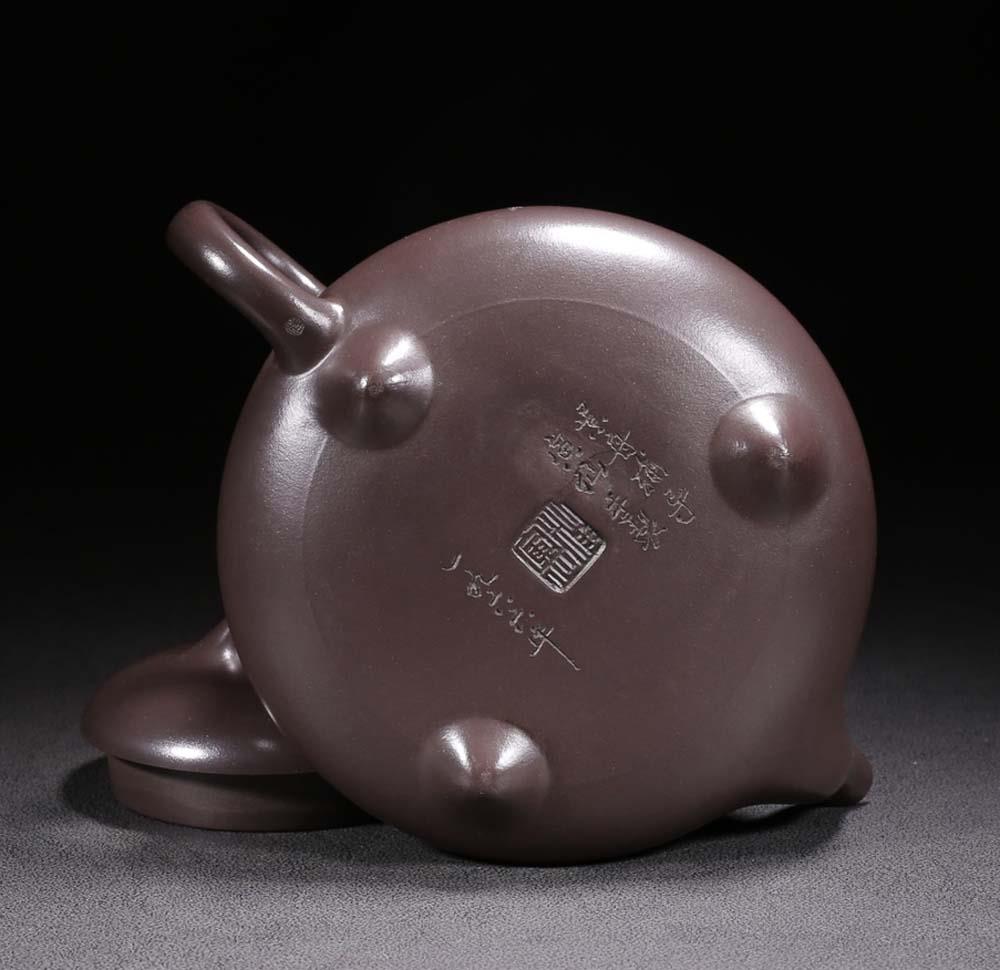 大流行中！ Chinese Old Signed Yinxian Wang Handmade Teapot Zisha Yixing 小物