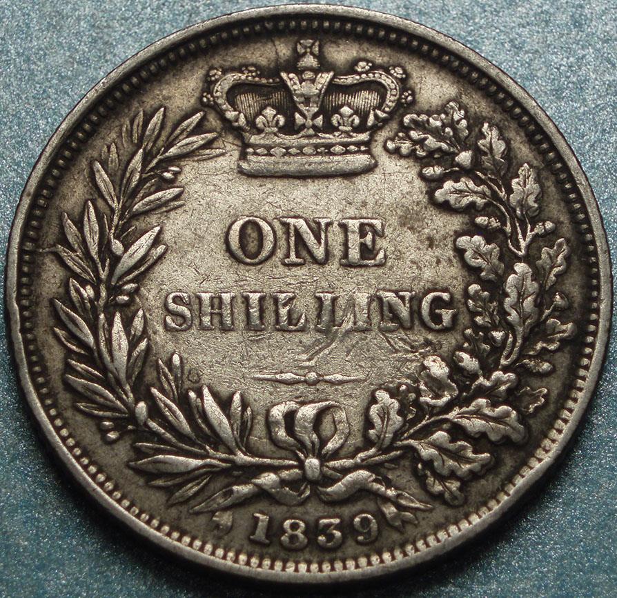 スィーリア　クマーニ　エイントリー　サイン 1839 GREAT BRITAIN Silver 