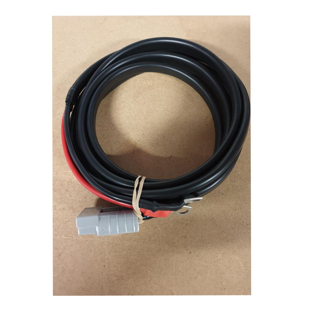 3m x 8 B&S 50amp Anderson Plug to 2 x Dual Battery Lugs 10mm Rings 50 amp