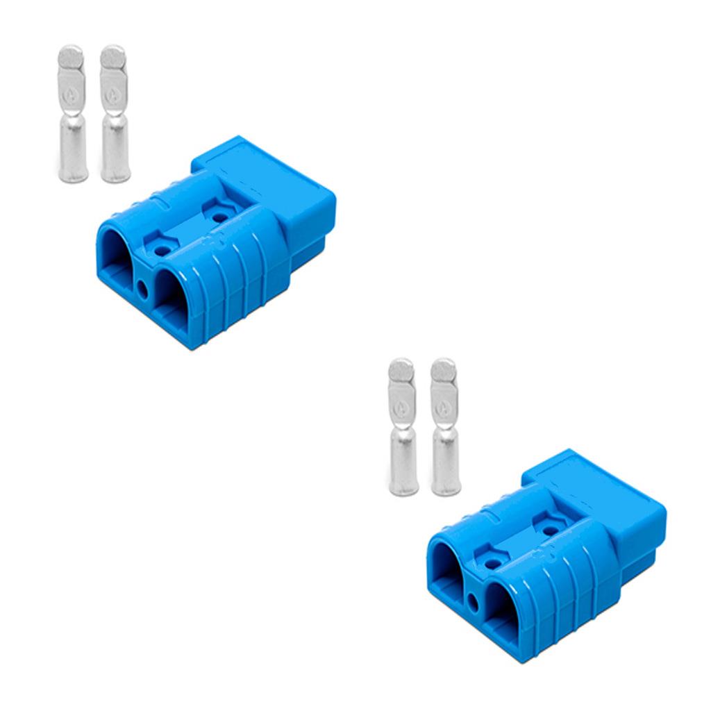 50 amp Anderson Plug Blue (Pair) +4 Contacts Suitable for 6 B&S, 8 B&S eBay