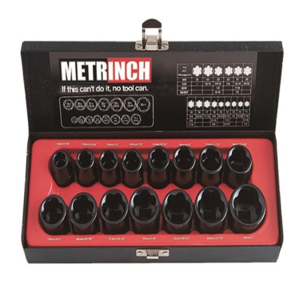 Metrinch Impact Socket Deep Wall 25mm 1" Imperial SAE Rounded Metrinch Impact Socket Deep Wall 25mm 1" Imperial SAE Rounded
