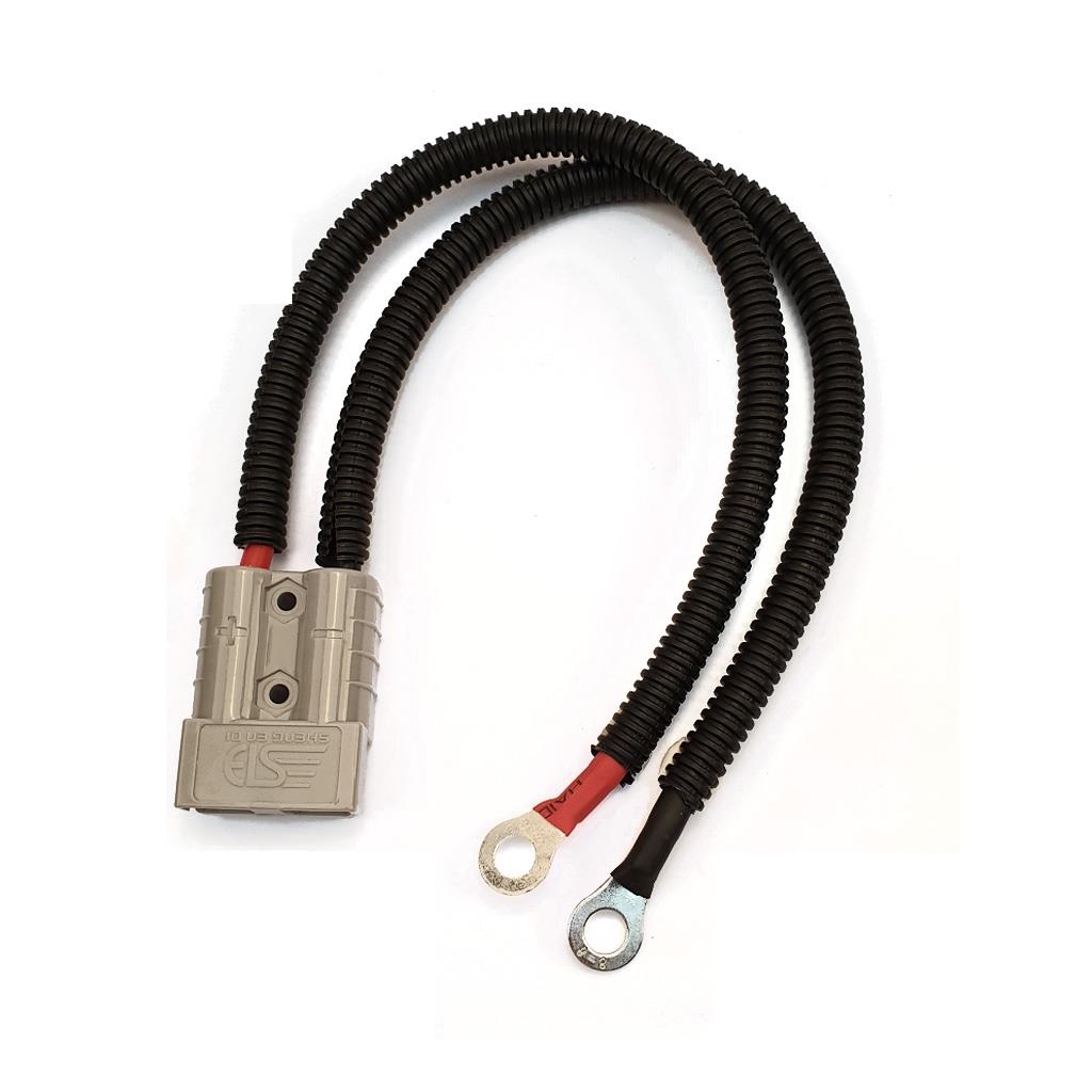 50 amp Anderson Plug to Battery Lugs 8mm Rings 12/24 volt 300mm Split