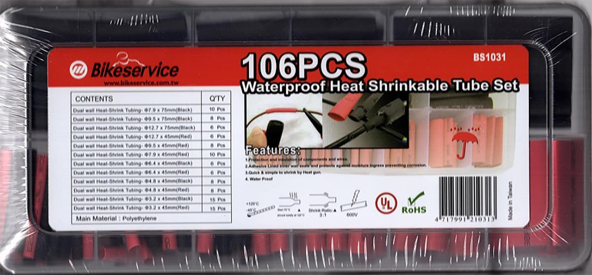 Waterproof Heat Shrink Tubing Set 106pcs