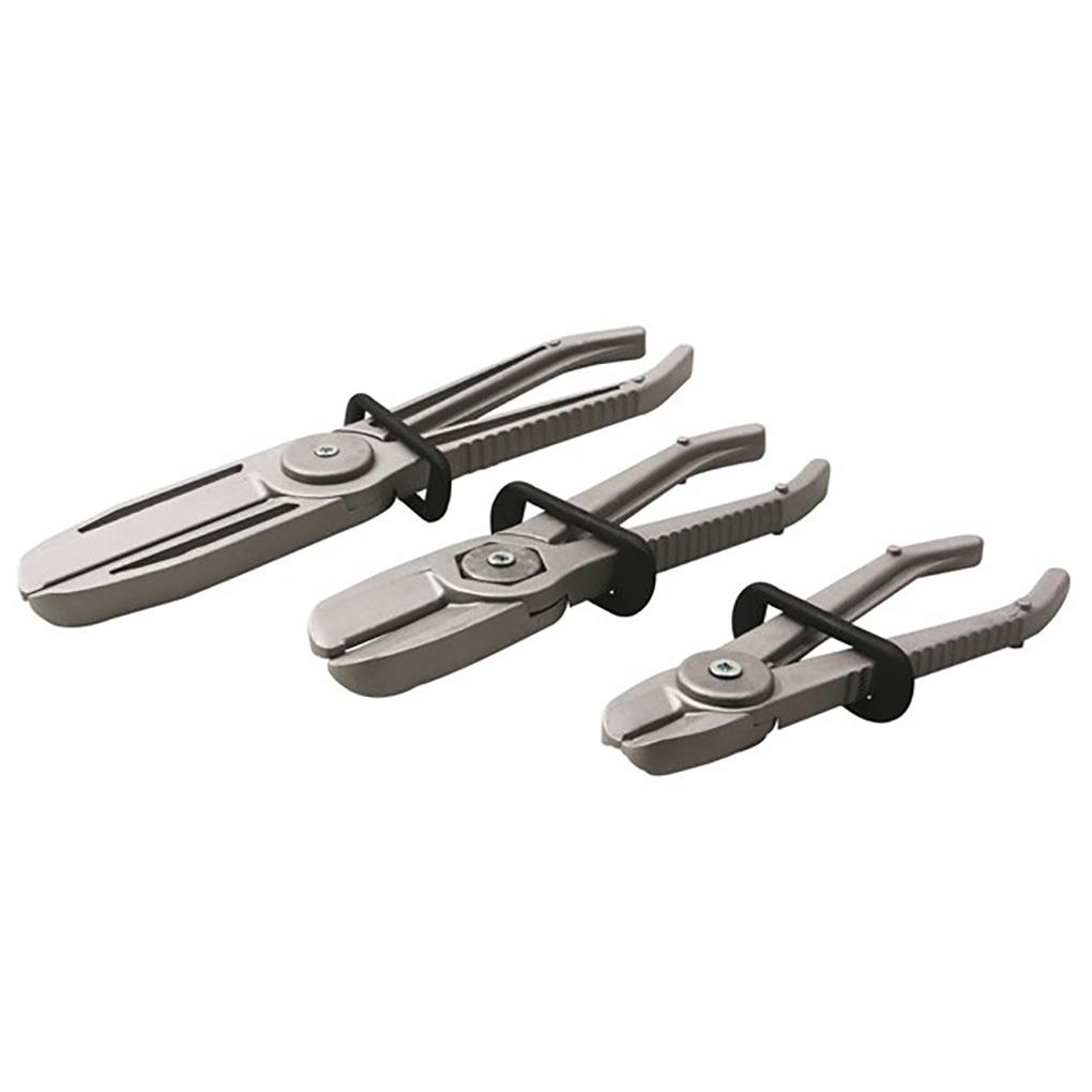 Toledo Brake Fuel Line Clamp Set Aluminium 3pc 150, 180, 245mm eBay