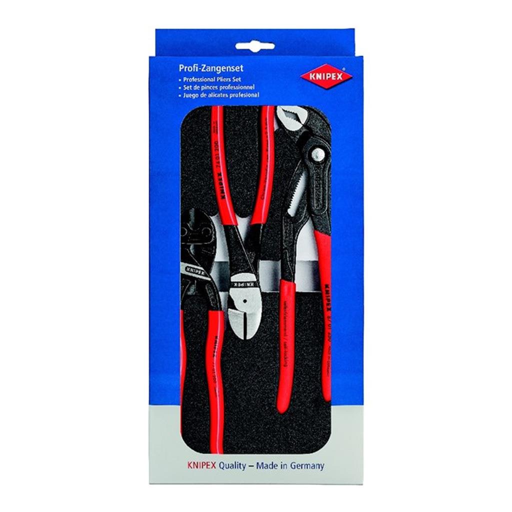 KNIPEX Professional Plier Set 3PC Cobra Cobalt Diagonal Cutter Quality Tools eBay