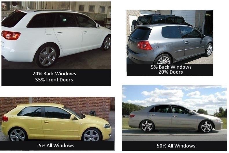 Precision Films Pre-Cut Window Tint Kit For Ford Fusion 2006-2012 - SR Black 20% VLT