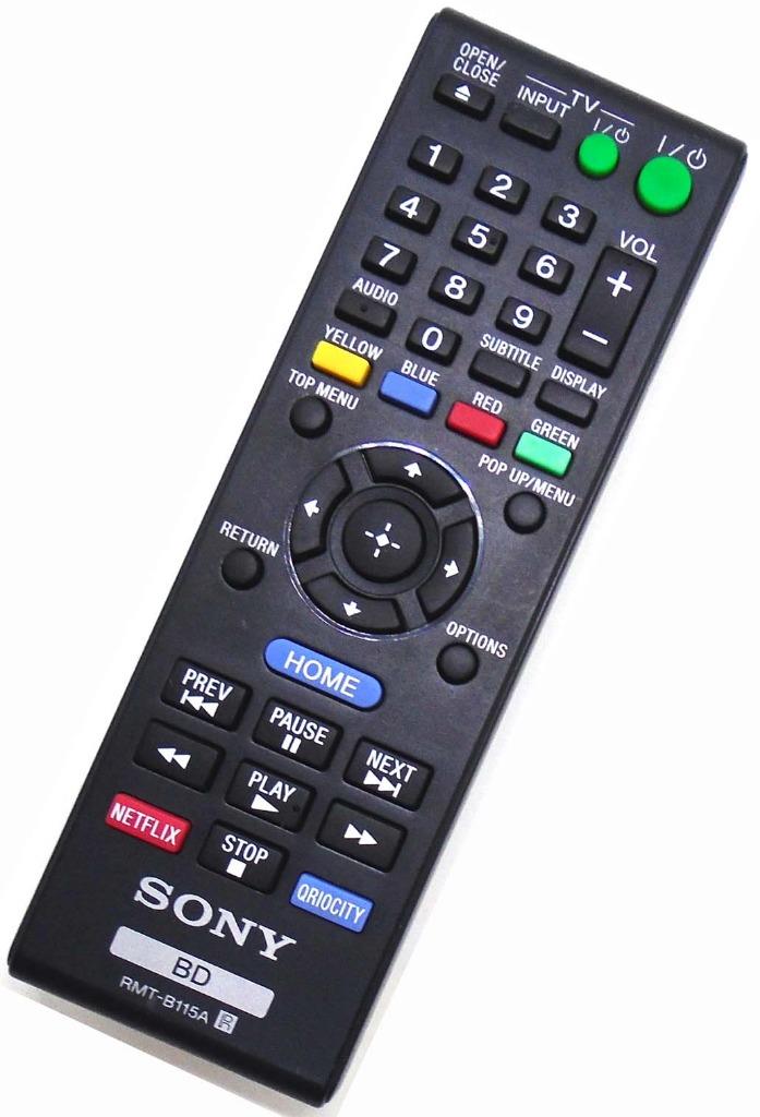 Genuine Sony RMT-B115A Blu-ray Disc Player Remote For BDP-S480 BDP-S580