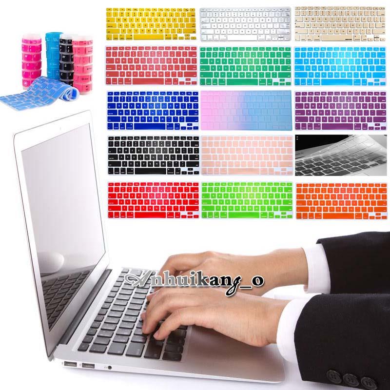 Silicon Keyboard Skin Protector Cover For 13 Inch Apple MacBook Air//Pro//Retina