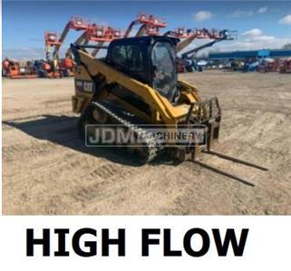 2017 CATERPILLAR 289D CAB HEAT AIR TRACK SKID STEER LOADER ...