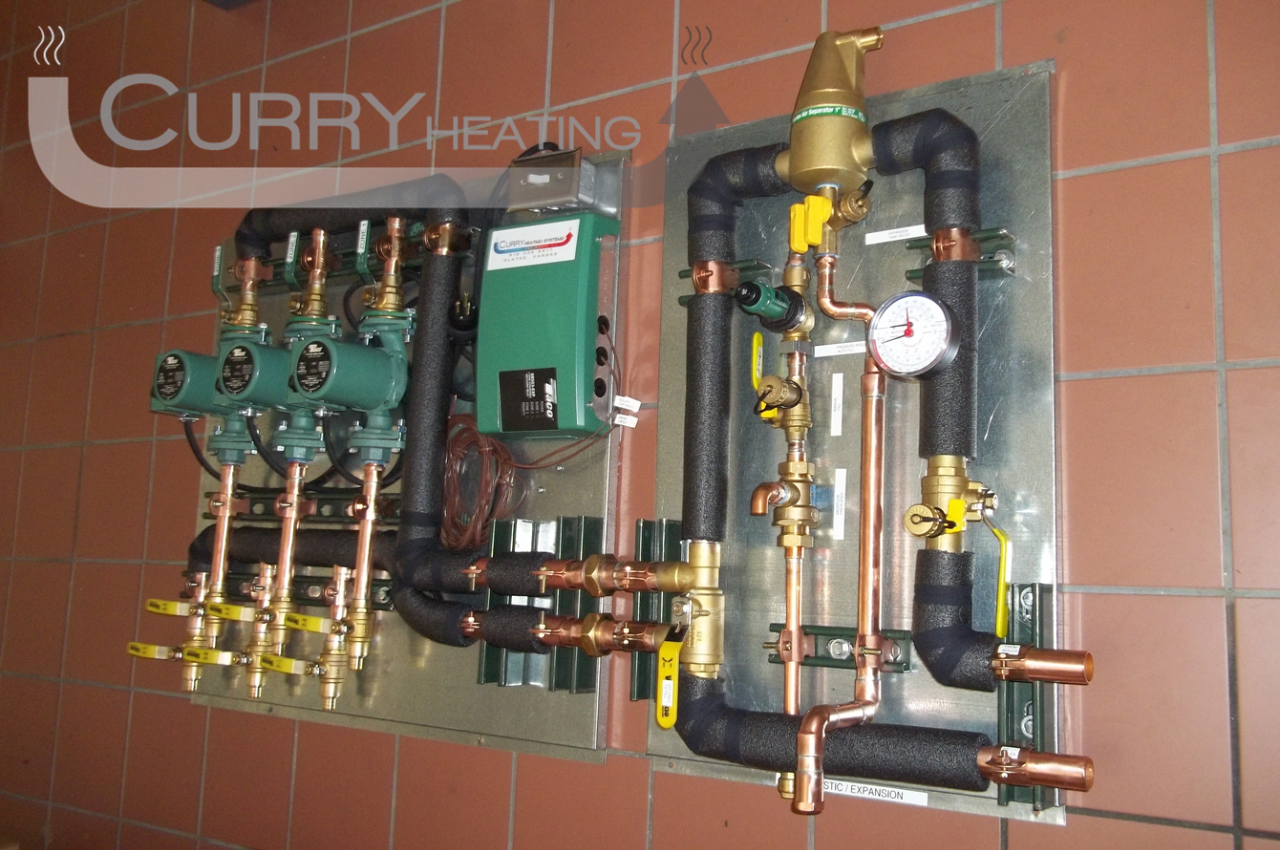 3 Zone Radiant Heat Control Panel System (KWs PEX, Boiler, Hydronic