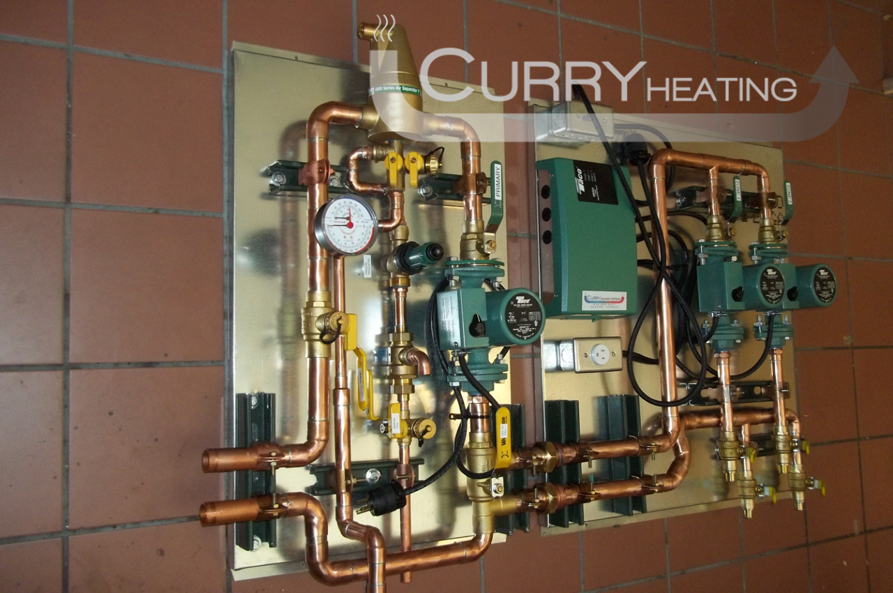 2 Zone Radiant Heat Control Panel System Kws Pex Boiler