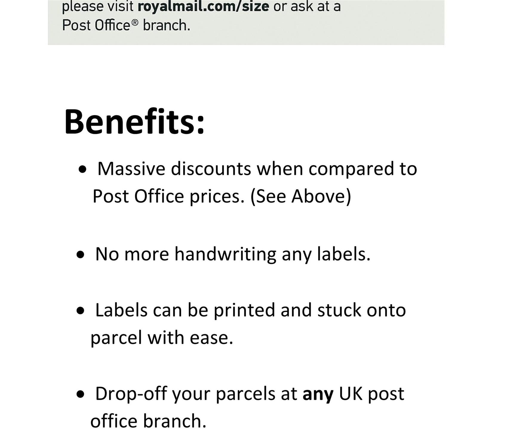 Cheap Prepaid Delivery Labels | Royal Mail Standard 1st/2nd Class Small Parcel | eBay