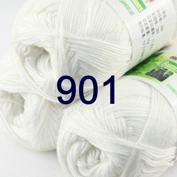 Sale 1 SkeinX50g SUPER Soft Baby Natural Smooth Bamboo Cotton Knitting Yarn 937