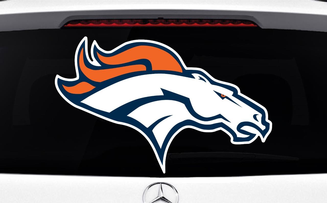 DENVER BRONCOS Decal Car Truck Window Cornhole Wall Vinyl Sticker