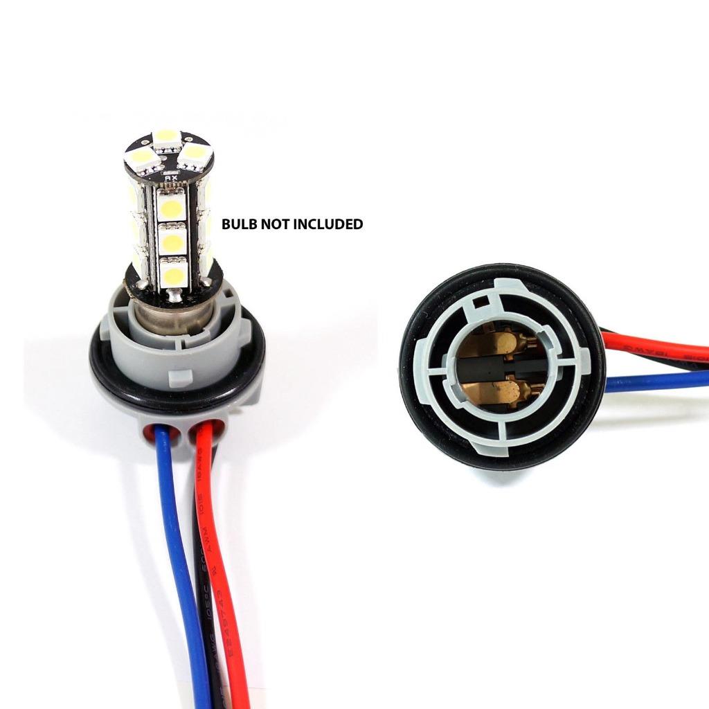 1157 3757 Extension Wire Harness Female Socket Adapter for LED Turn