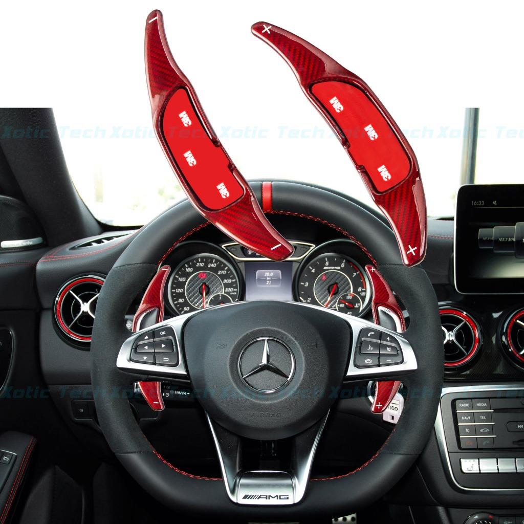 Carbon Fiber Paddle Shifter Extension For Mercedes Benz C Class