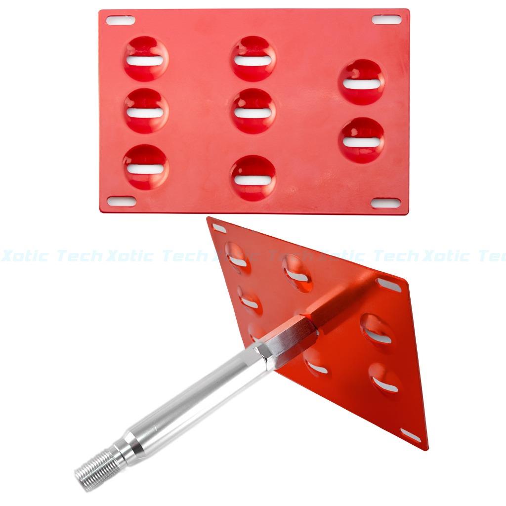 Bumper Tow Hook License Plate Mounting Bracket For Subaru