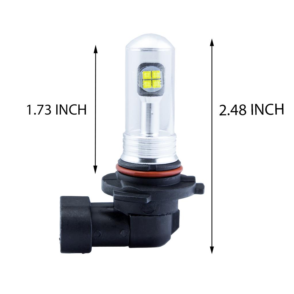 2x White 9005 HB3 LED Bulb Daytime Running Light for Acura ILX TSX MDX