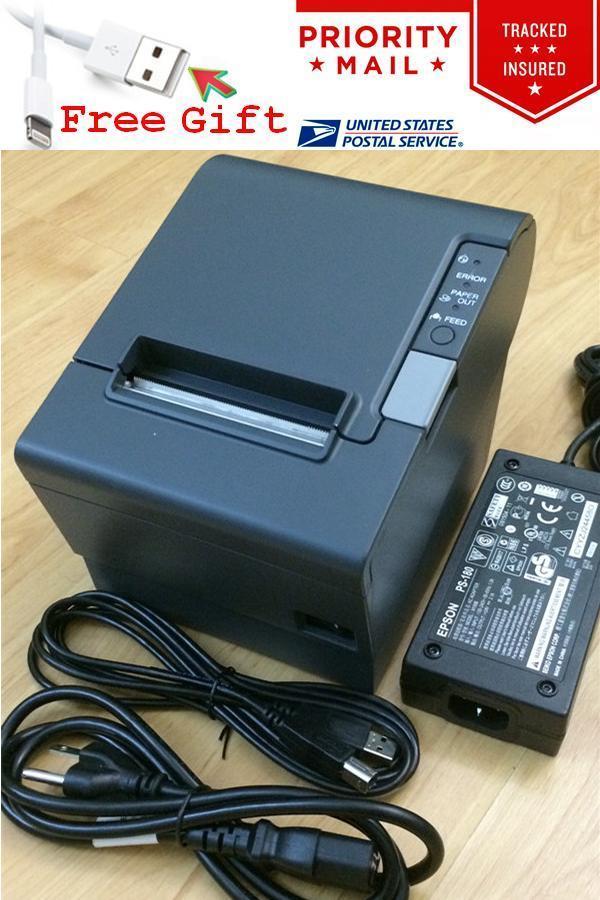 Epson TM-T88IV Thermal POS Receipt Printer USB with Power Cable