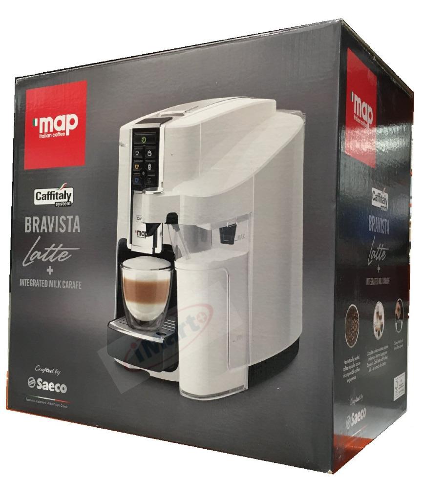 Map Caffitaly by Saeco Bravista Latte+ Coffee Capsule Machine w/ Milk