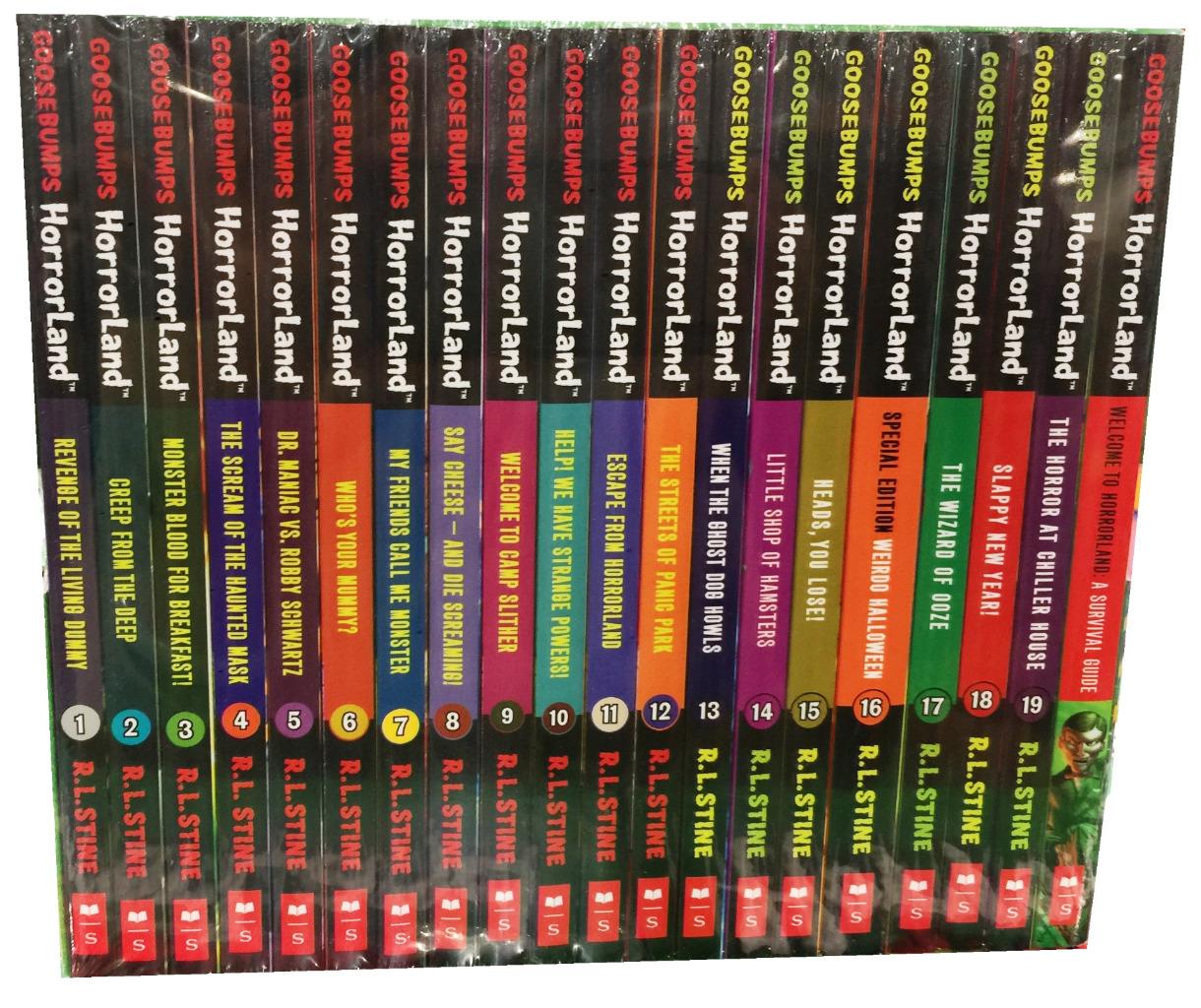 Goosebumps Horrorland 20 Books Set by R.L. Stine Horror Series Book eBay