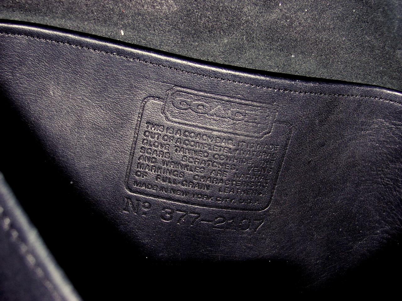 VTG 70s COACH Pony Express Bag Messenger Black Leather Original NYC ...