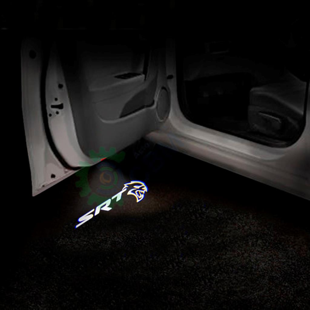 2x No Drill Led Laser Projector Door Shadow Light For