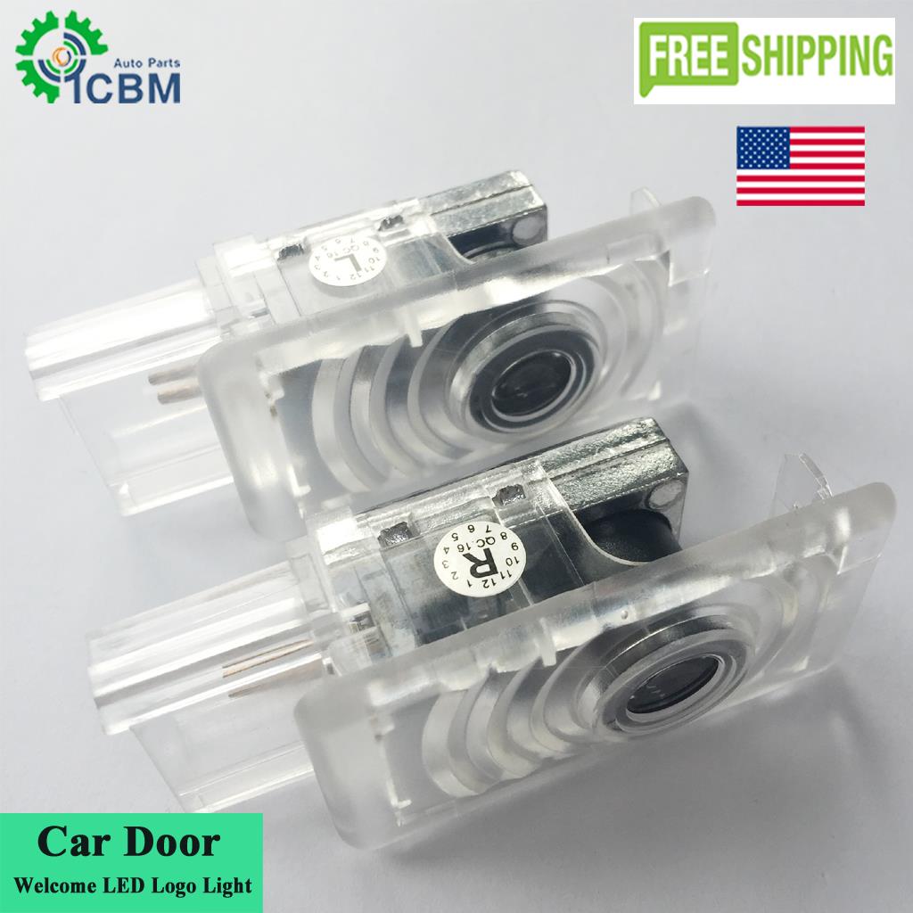 No Drill Cree Led Door Step Welcome Shadow Logo Light For
