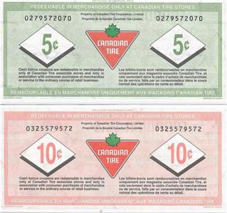 SET ðŸ 2007 CANADIAN TIRE ðŸ 5 + 10 Cent Coupons; Mint ðŸ | eBay
