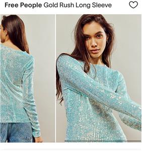 (取寄) フリーピープル レディース プリンテッド ゴールド ラッシュ ロング スリーブ Free People women Printed Gold Rush Long Sleeve Champagne Combo Free People Printed Gold Rush Long Sleeve – Treehouse On Main