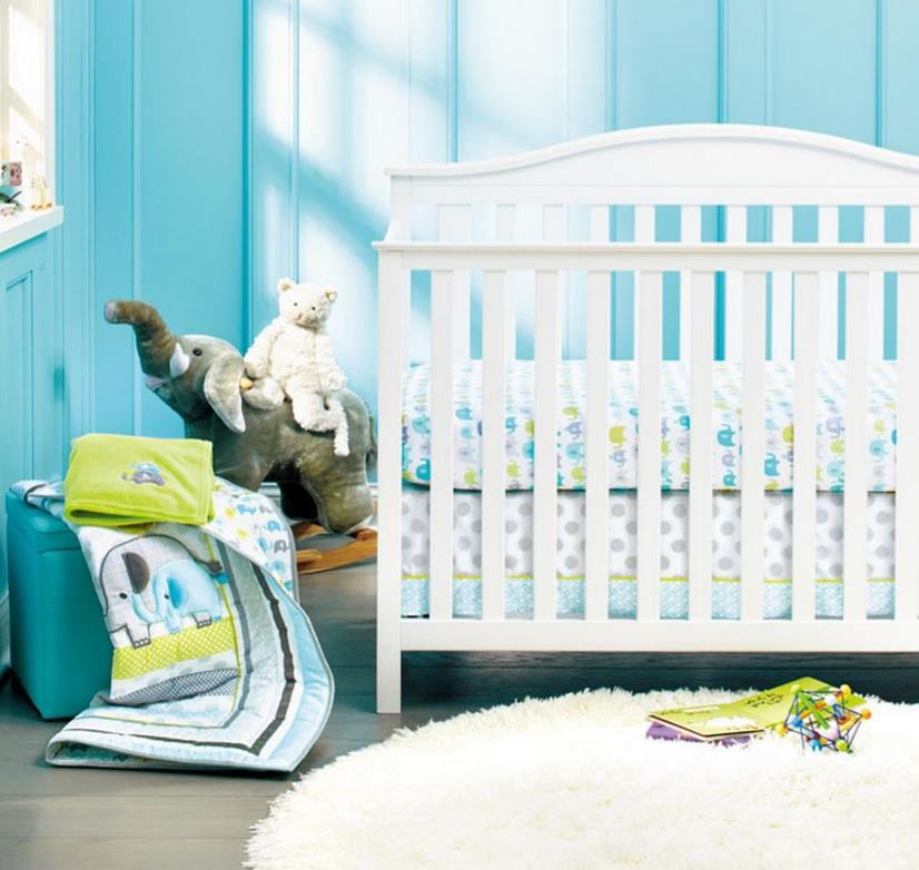 elephant nursery bedding boy