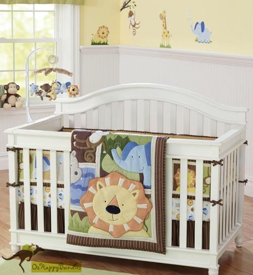 baby boy jungle nursery
