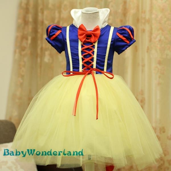 Girls Snow White Fancy Costume Birthday Party Ballet Dancewear Tutu Dress 3 10y Ebay