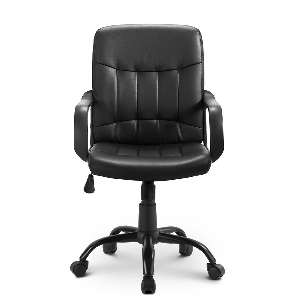 Small Office Chair Leather Task Computer Desk Swivel Executive