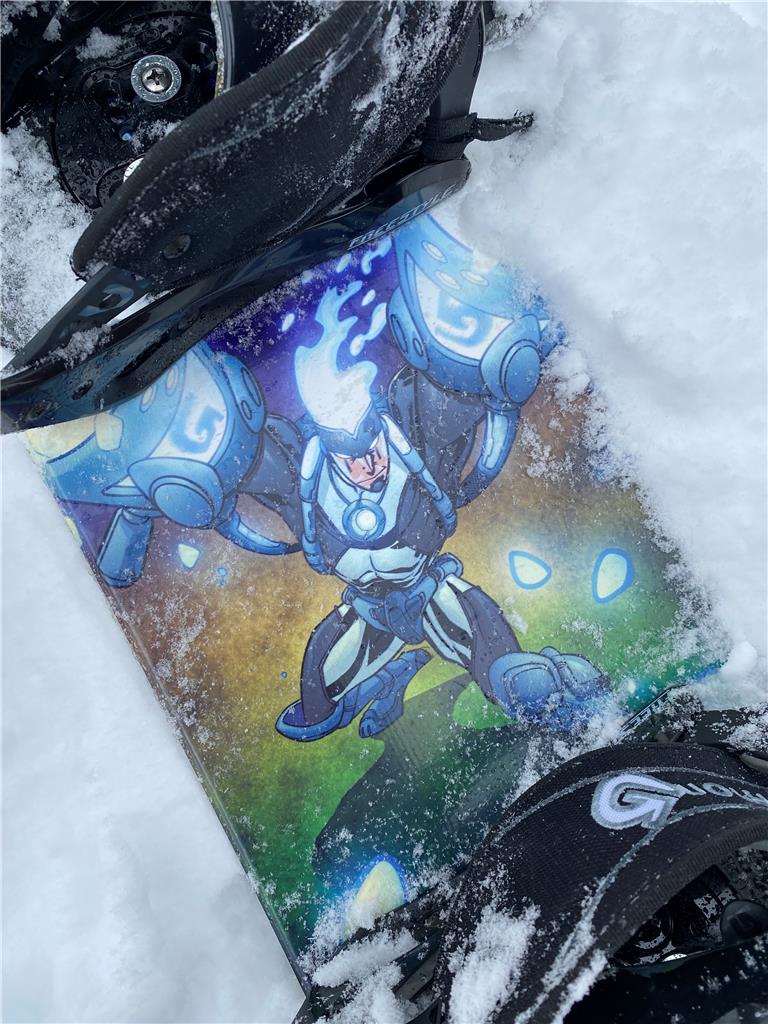 BURTON CHOPPER 126 SNOWBOARD w/ BURTON FREESTYLE BINDINGS