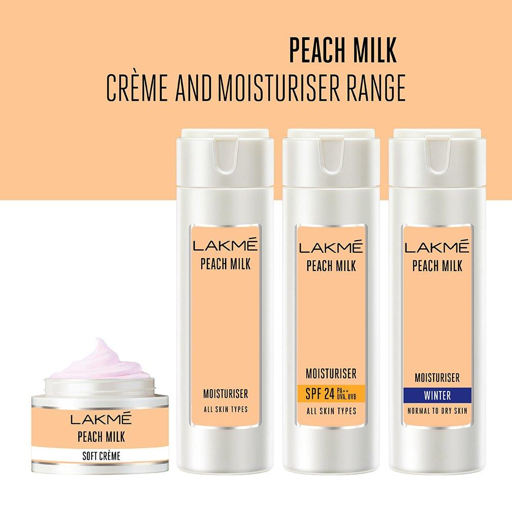 Lakme Peach Milk Soft Creme Cream 24 Hour Moisture Lock For