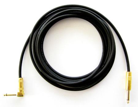 20 foot cable with gold plugs and one angle plug
