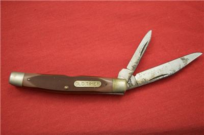 Vintage Schrade Old Timer 830t 2 Blade Pocket Jack Knife 2 5 Main Nice Ebay