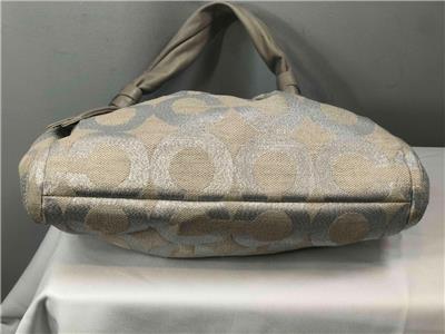 COACH レザーバッグ Cream Leather Coach Handbag | eBay