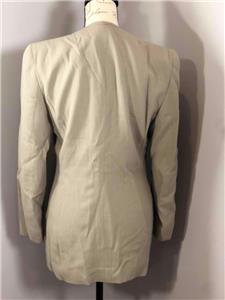 GIORGIO ARMANI A Milano Borgonuovo 21 Light Green Wool Women's