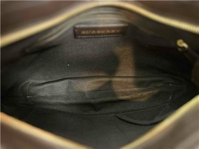 BURBERRY Classic Haymarket Check Brooklyn Hobo Shoulder Bag