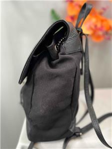 THE EIGHTY TWENTY 80/20 Black Pebbled Leather Flap Closure