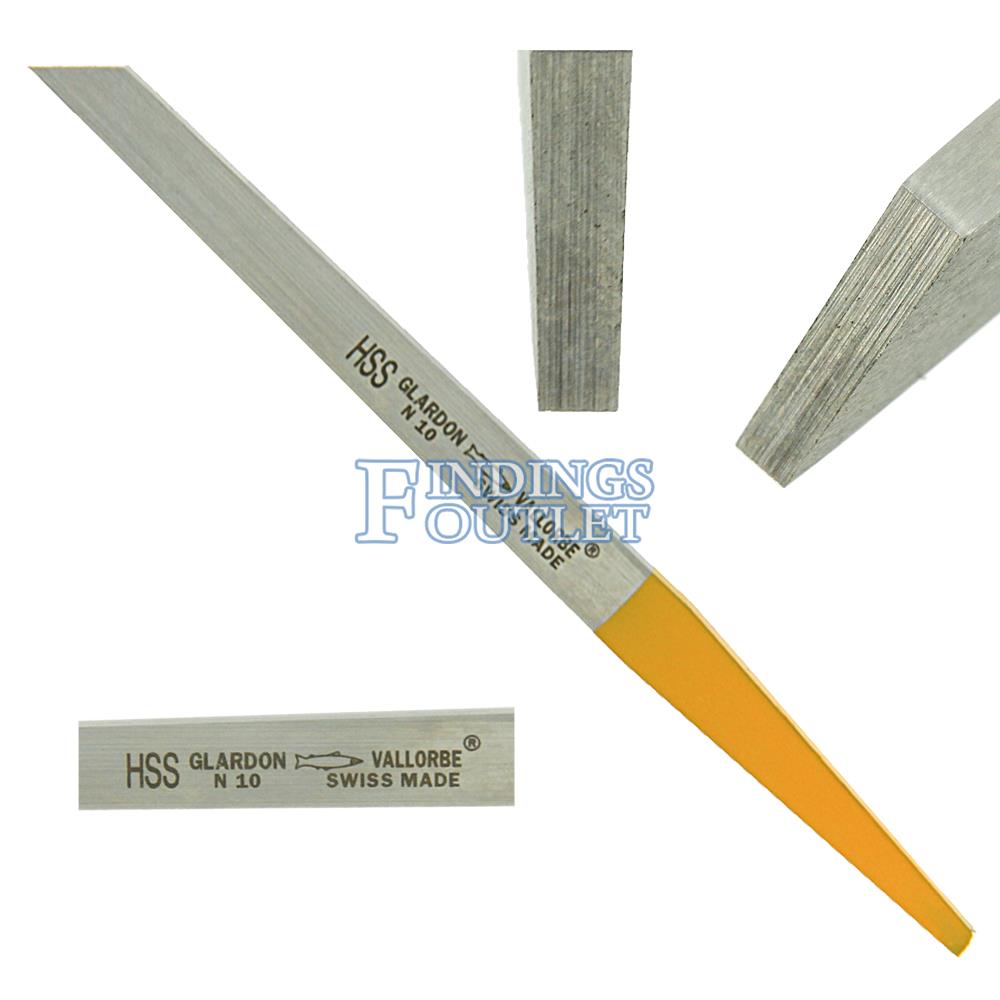 Glardon Vallorbe Swiss Graver Flat Round Knife Onglette Steel ALL