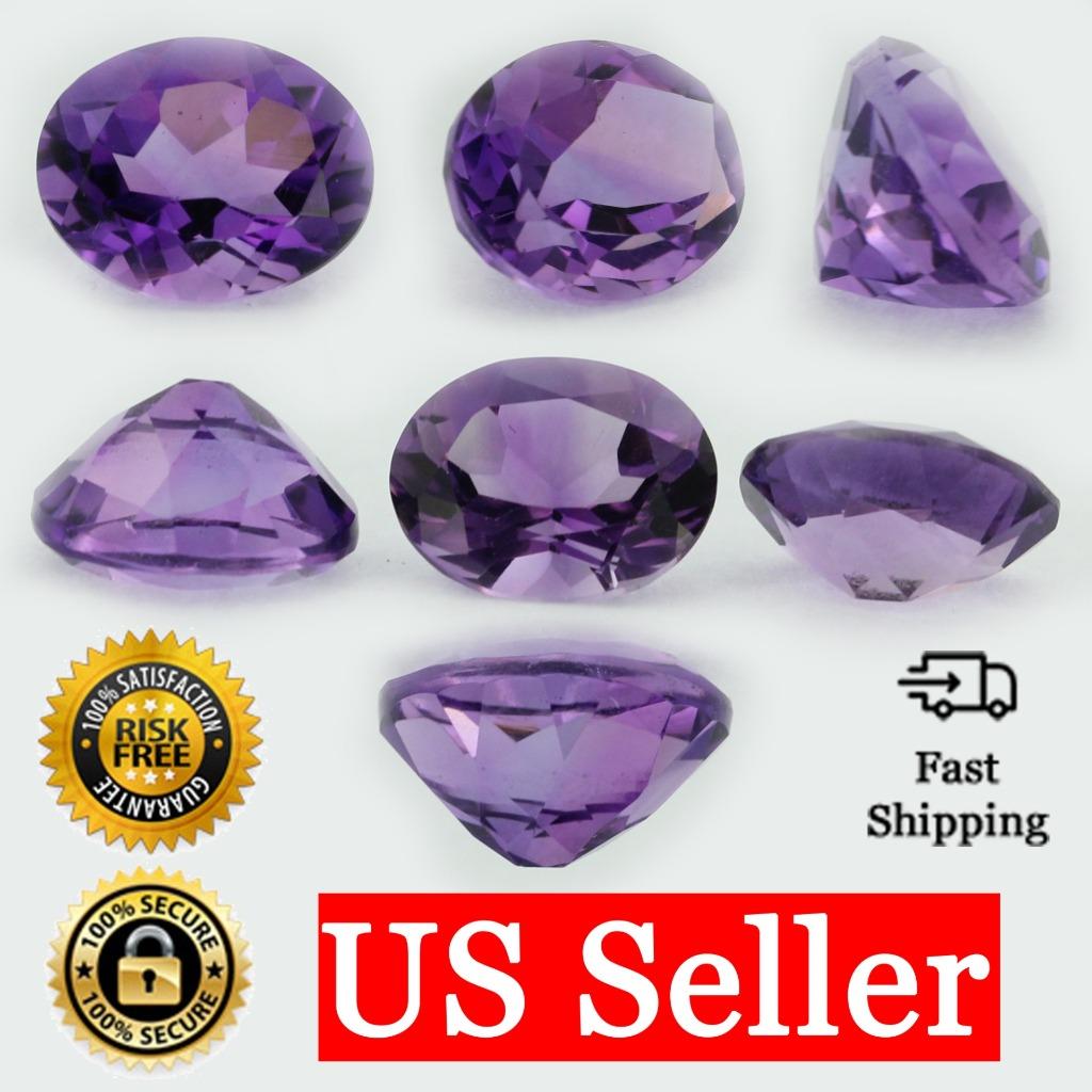emerald cut amethyst loose stone