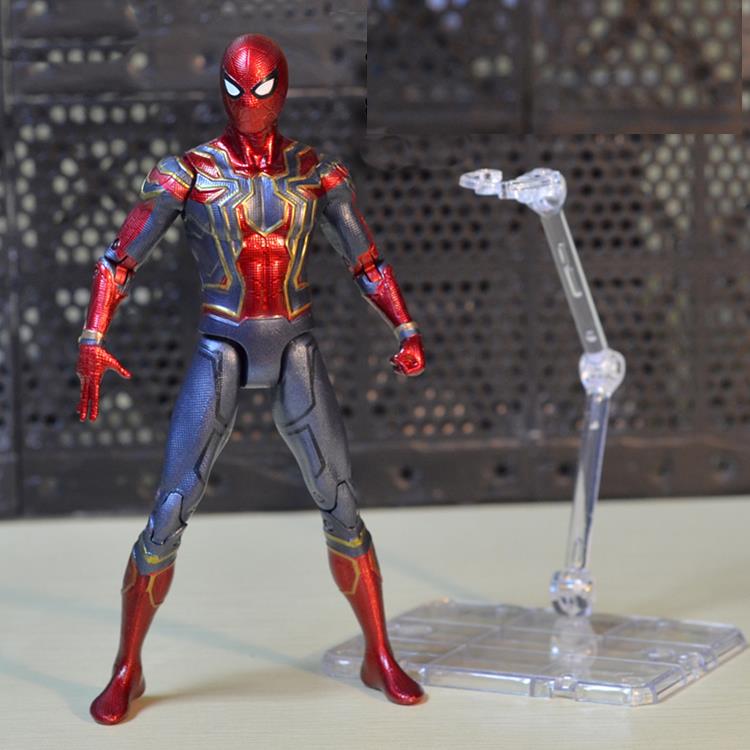 iron spider man action figure marvel spiderman avengers infinity war toy model