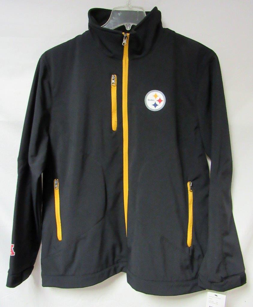 Pittsburgh Steelers Mens Size Large Full Zip Soft Shell ...