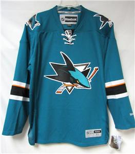 Reebok San Jose Sharks Mens Size XL 2XL or 3XL Premier Jersey A1